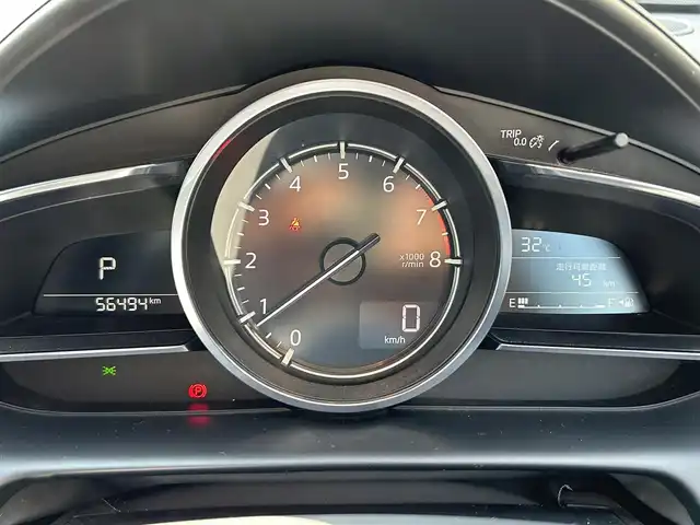 マツダ ＣＸ－３ 20S プロアクティブ 福岡県 2019(平31)年 5.7万km セラミックM ワンオーナー/純正メモリーナビ/　(AM/FM/CD/DVD/Bluetooth/iPod/フルセグTV)/フロント・バック・サイドカメラ/360度ビューモニター/i-アクティブセンス/・プリクラッシュセーフティ/・スマートシティブレーキサポート(前進/後退)/・マツダレーダークルーズコントロール/・ドライバーアテンションアラート/・車線逸脱警報/・交通標識認識/・車間認知支援/・アクティブドライビングディスプレイ/横滑り防止/パーキングセンサー/オートライト/アイドリングストップ/純正18インチアルミホイール/電格ウィンカーミラー/ドアバイザー/黒色ハーフレザーシート/パドルシフト/ステアリングスイッチ/ブレーキホールド/前方ドライブレコーダー/ビルトインETC/純正フロアマット/盗難防止装置/スペアキー×1/保証書/取扱説明書/ナビ取扱説明書