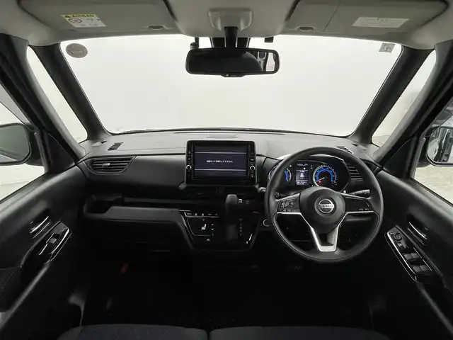 日産 ルークス ハイウェイスター X 群馬県 2021(令3)年 6.6万km チタニウムグレーメタリック 禁煙車　純正ナビ　全方位カメラ　フルセグ　両側パワースライドドア　車線逸脱警報　オートマチックハイビーム　アイドリングストップ　コーナーセンサー　ＬＥＤヘッドライト　ビルトインＥＴＣ　プッシュスタート