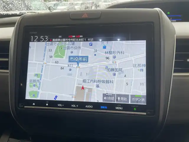 ホンダ フリード ハイブリット G ホンダセンシング 島根県 2019(令1)年 5.4万km プラチナホワイトパール 純正９型メモリナビ　/フルセグTV　/ＤＶＤ再生　/Ｂｌｕｅｔｏｏｔｈ接続　/純正後席用モニター　/バックカメラ　/前後ドライブレコーダー　/ビルトインＥＴＣ　/アダプティブクルーズコントロール　/両側パワースライドドア　/後方コーナーセンサー　/前席シートヒーター　/スマートキー　/純正LEDライト/社外１７インチアルミホイール/純正フロアマット/保証書・取扱説明書（本体＋ナビ）/スペアキー１本/スタッドレスタイヤ積み込み