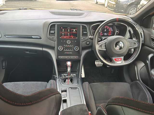 ルノー メガーヌ ルノー スポール 道央・札幌 2019(平31)年 3.7万km オレンジ RS/純正19インチAW/純正ディスプレイオーディオ/パドルシフト/パーキングアシスト/電動パーキング/ハンドルヒーター/シートヒーター/革巻きステアリング/ブラインドスポットモニター