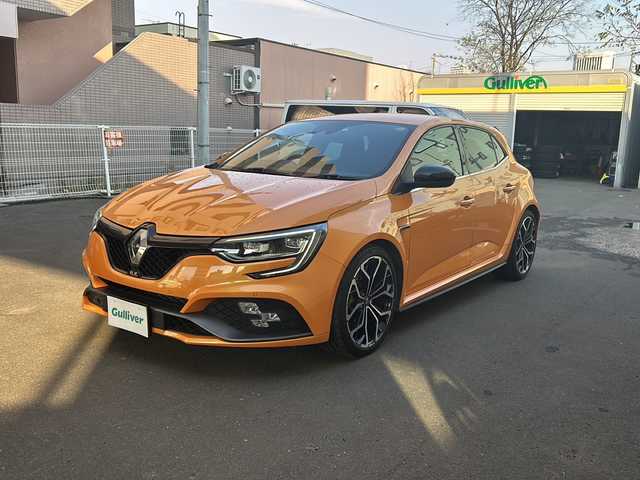 ルノー メガーヌ ルノー スポール 道央・札幌 2019(平31)年 3.7万km オレンジ RS/純正19インチAW/純正ディスプレイオーディオ/パドルシフト/パーキングアシスト/電動パーキング/ハンドルヒーター/シートヒーター/革巻きステアリング/ブラインドスポットモニター