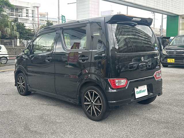 スズキ ワゴンＲ HYBRID FZ 沖縄県 2019(令1)年 3.4万km ブルーイッシュブラックパール3 ナビ（ＡＭ／ＦＭ／ＣＤ／ＤＶＤ／ＢＴ）　/フルセグＴＶ　/ドラレコ　/衝突防止軽減装置　/バックモニター　/シートヒーターＤ席　/レーンキープアシスト　/アイドリングストップ　/横滑り機能　/社外アルミ１５インチ