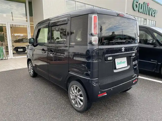 スズキ スペーシア HYBRID X 石川県 2019(平31)年 7.1万km 黒 社外メモリーナビ/フルセグTV/バックカメラ/LEDヘッドライト/ETC/両側パワースライドドア/スマートキー/プッシュスタート/シートヒーター/電動ミラー/レーダーブレーキ/コーナーセンサー/ABS/オートエアコン/オートライト