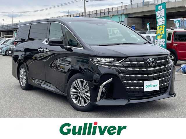 トヨタ アルファード Z 石川県 2024(令6)年 0.2万km 黒 ワンオーナー/メーカー純正ナビ/フルセグTV/HDMI/Bluetooth/全方位モニター/フリップダウンモニター/デジタルインナーミラー/左右独立ムーンルーフ/パーキングアシスト/電動リアゲート/両側電動スライドドア/ETC2.0/ワイヤレス充電/パワーバックドア/BSM/LEDオートライト/シートヒーター /ベンチレーション/ダブルサイドステップ