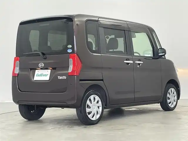 ダイハツ タント X SAⅡ 埼玉県 2015(平27)年 4.2万km プラムブラウンクリスタルマイカ 社外ＳＤナビ　フルセグＴＶ　CD DVD Bluetoothスマートアシスト　衝突軽減　片側パワースライドドア　オートライト　ハロゲンライト　アイドリングストップ　横滑り防止　スマートキー