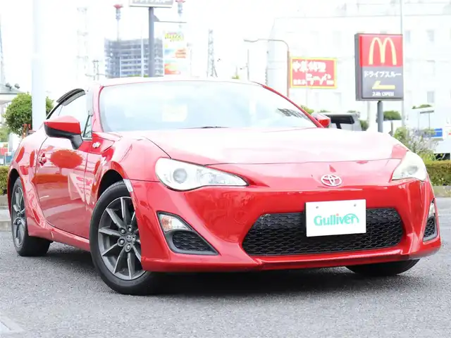 トヨタ ８６ G 神奈川県 2012(平24)年 7.3万km ライトニングレッド 純正メモリナビ/フルセグテレビ/ドアバイザー/ETC2.0/ドラレコ前後/Bluetoothオーディオ/純正16インチAW/取説/スペアキー