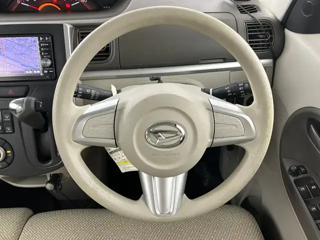 ダイハツ タント X ターボ SA 愛知県 2015(平27)年 5.1万km ブラックマイカメタリック 禁煙車/純正7インチナビ/（CD/DVD/Bluetooth/フルセグTV/SD)/衝突軽減ブレーキ/ETC/パワースライドドア/アイドリングストップ/スマートキー/プッシュスタート/純正フロアマット/横滑り防止装置/オートエアコン/LEDヘッドライト/フロントフォグランプ