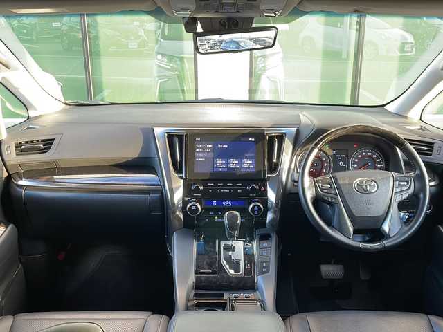 トヨタ アルファード S Cパッケージ 福岡県 2021(令3)年 4.4万km ホワイトノーヴァガラスフレーク 純正9型メモリナビ/フルセグＴＶ/Bluetooth/CD/DVD/サンルーフ/モデリスタエアロ/バックカメラ/フリップダウンモニター/デジタルインナーミラー/前席パワーシート/シートヒーター/エアーシート/オットマン/両側パワースライドドア/ステアリングヒーター/ビルトインETC/LEDヘッドライト/LEDフォグランプ