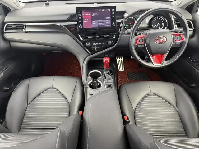 トヨタ カムリ WS 愛知県 2021(令3)年 5.6万km グレー JBLプレミアムサウンドシステム/純正メーカーナビ/AM/FM/BT/フルセグ/トヨタセーフティセンス/プリクラッシュセーフティ/横滑り防止装置/レーダークルーズコントロール/レーンキープアシスト/クリアランスソナー/バックカメラ/ビルトインETC2.0/ECOMODE/NORMALMODE/SPORTMODE/D席パワーシート/ハーフレザーシート/革巻きステアリング/ステアリングリモコン/パドルシフト/電動パーキング/ブレーキホールド/MTモード付AT/プッシュスタート/スマートキー/LEDヘッドライト/オートライト/オートハイビーム/電動格納ミラー/ウィンカーミラー/純正フロアマット