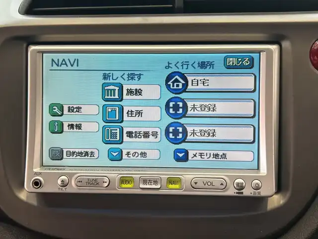 ホンダ フィット G ハイウェイ エディション 埼玉県 2009(平21)年 8.9万km ブリリアントスカイメタリック 純正ナビ/　　CD/AUX/ETC/リモコンキー/禁煙車