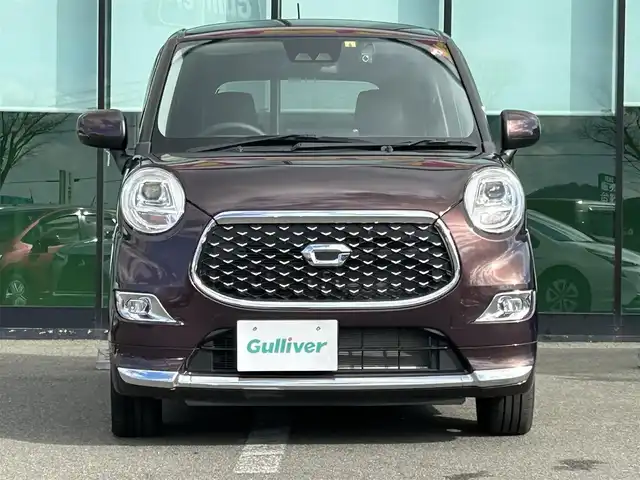 ダイハツ キャスト スタイル GプライムコレSAⅢ 和歌山県 2022(令4)年 0.5万km プラムブラウンクリスタルマイカ 社外7インチナビ（MDV-D308BTW)/バックカメラ/衝突軽減ブレーキ/コーナーセンサー/オートライト/レーンキープアシスト/ドラレコ/シートヒーター/ハーフレザーシート/ステリモ