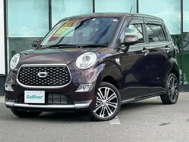 ダイハツ キャスト スタイル GプライムコレSAⅢ 和歌山県 2022(令4)年 0.5万km プラムブラウンクリスタルマイカ 社外7インチナビ（MDV-D308BTW)/バックカメラ/衝突軽減ブレーキ/コーナーセンサー/オートライト/レーンキープアシスト/ドラレコ/シートヒーター/ハーフレザーシート/ステリモ