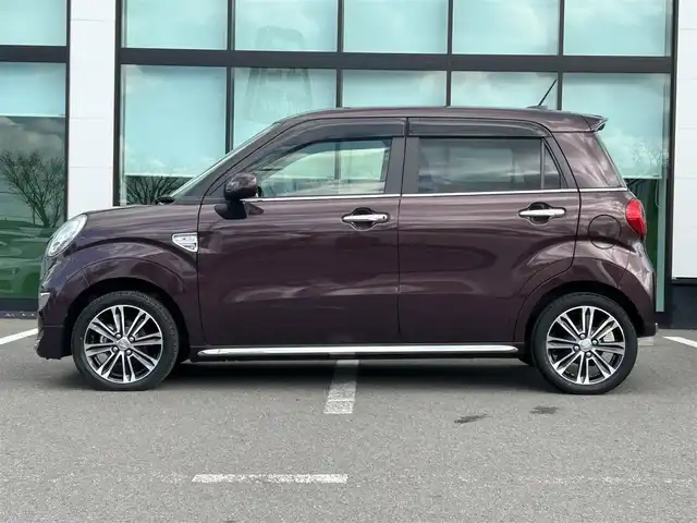 ダイハツ キャスト スタイル GプライムコレSAⅢ 和歌山県 2022(令4)年 0.5万km プラムブラウンクリスタルマイカ 社外7インチナビ（MDV-D308BTW)/バックカメラ/衝突軽減ブレーキ/コーナーセンサー/オートライト/レーンキープアシスト/ドラレコ/シートヒーター/ハーフレザーシート/ステリモ