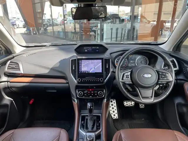 スバル フォレスター ハイブリッド アドバンス 新潟県 2019(令1)年 3.7万km セピアブロンズM ４WD/フルセグテレビ/茶革シート/パワーシート/シートヒーター/ステアリングヒーター/アイドリングストップ/バックカメラ/電動リアゲート/ETC/純正フロアマット/フォグランプ/電格ミラー/ドアバイザー