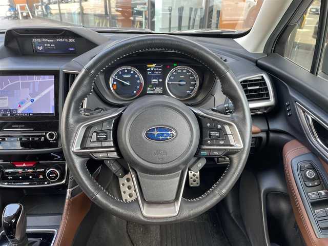 スバル フォレスター ハイブリッド アドバンス 新潟県 2019(令1)年 3.7万km セピアブロンズM ４WD/フルセグテレビ/茶革シート/パワーシート/シートヒーター/ステアリングヒーター/アイドリングストップ/バックカメラ/電動リアゲート/ETC/純正フロアマット/フォグランプ/電格ミラー/ドアバイザー