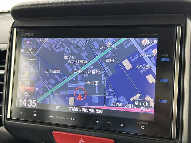 ホンダ Ｎ ＢＯＸ 2トーン カスタム G Lパッケージ 宮城県 2015(平27)年 8.4万km プレミアムベルベットパープル・パール 禁煙車/あんしんパッケージ/・シティブレーキアクティブシステム/・サイドエアバック/両側パワースライドドア/純正SDナビ/・CD.DVD.SD.BT/フルセグTV/バックモニター/オートライト/ETC/社外ドライブレコーダー（FR）/HIDヘッドライト/フォグランプ/プッシュスタート/スマートキー2個/後席ロールサンシェード/純正15インチアルミホイール/純正フロアマット