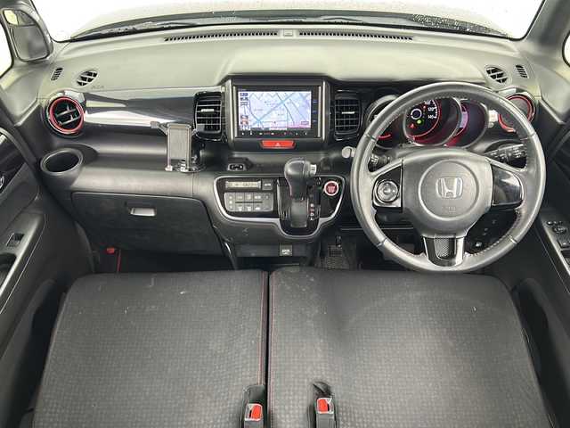 ホンダ Ｎ ＢＯＸ 2トーン カスタム G Lパッケージ 宮城県 2015(平27)年 8.4万km プレミアムベルベットパープル・パール 禁煙車/あんしんパッケージ/・シティブレーキアクティブシステム/・サイドエアバック/両側パワースライドドア/純正SDナビ/・CD.DVD.SD.BT/フルセグTV/バックモニター/オートライト/ETC/社外ドライブレコーダー（FR）/HIDヘッドライト/フォグランプ/プッシュスタート/スマートキー2個/後席ロールサンシェード/純正15インチアルミホイール/純正フロアマット