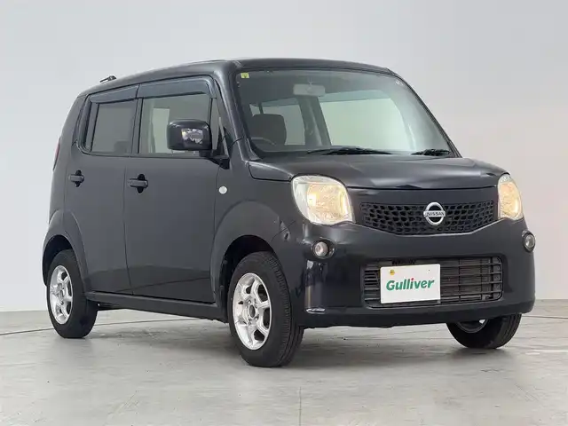 日産 モコ Sアイドリングストップ 愛知県 2012(平24)年 6.4万km ブルーイッシュブラック 純正ナビ　/（フルセグ／ＢＴ／ＣＤ／ＤＶＤ）　　/バックモニター　/アイドリングストップ　/横滑り防止　/電動格納ミラー　/ＥＴＣ　/純正ホイールキャップ　