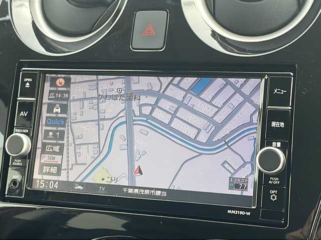日産 ノート e－パワー X Vセレクション 千葉県 2020(令2)年 0.6万km ガーネットレッド ナビMM319D-W 全方位カメラ ETC 革調シートカバー ETC デジタルインナーミラー LEDライト オートライト 前後ソナー エマージェンシーブレーキ LDW フォグライト スマートキー