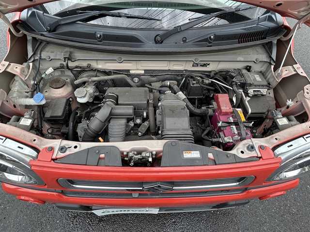 スズキ ハスラー HYBRID X ターボ 佐賀県 2020(令2)年 4.1万km バーミリオンオレンジ/ガンメタリック2トーン デュアルカメラブレーキサポート/コーナーセンサー/レーダークルーズコントロール/レーンアシスト/純正メモリナビ/・全方位カメラ/・フルセグTV/BT/DVD/前席シートヒーター/純正15インチAW/LEDヘッドライト/オートライト/フォグランプ/パドルシフト/ドアバイザー/フロアマット/電動格納ミラー/スペアキー×１