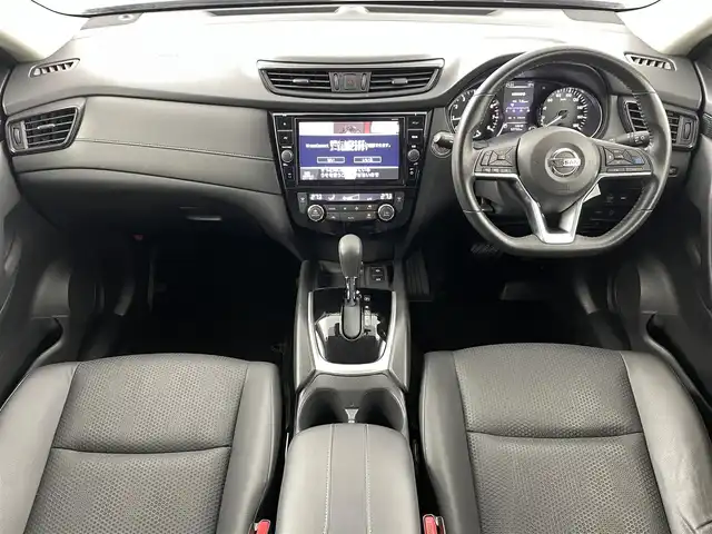 日産 エクストレイル モードプレミア i ハイコントラストインテリア 福島県 2018(平30)年 5.3万km ダイヤモンドブラック 360度セーフティアシスト/・衝突軽減/・踏み間違い防止/・ハイビームアシスト/・車線逸脱警報/・後退時車両検知/・ブラインドスポットモニター/・ダウンヒルアシスト/・クリアランスソナー/純正ナビ/・フルセグ/TV/BT/SD/USB/CD/DVD/BD/FM/AM/バックカメラ/・全方位カメラ/パワーバックドア/追従走行付きクルーズコントロール/LEDオートライト/・フォグライト/レザーシート/純正アルミホイール付きサマータイヤ/ETC/ドラレコ/電子パーキング/・ブレーキホールド/純正フロアマット/純正ドアバイザー/ウィンカーミラー/・電動格納ミラー/・ミラーヒーター/デジタルインナーミラー/プッシュスタート/・スマートキー/・スペアキー