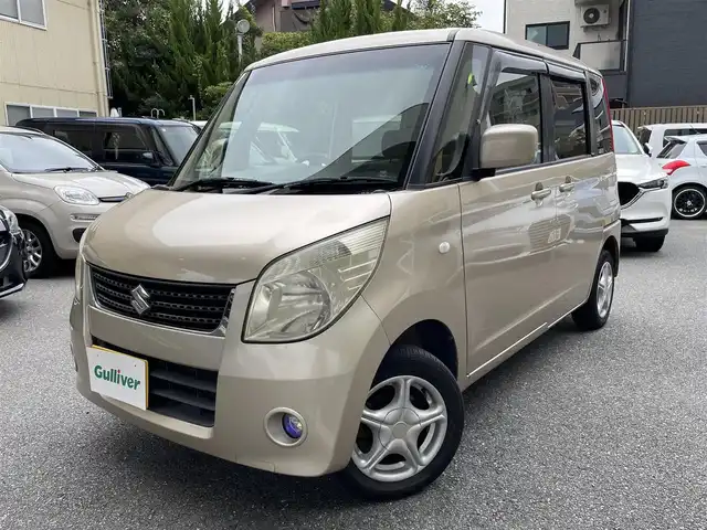 スズキ パレット G リミテッド 福岡県 2009(平21)年 13.4万km クリアベージュメタリック オーディオ/（AM/FM/CD/MD/AUX）/シートヒーター（運転席）/ETC/フォグランプ/電格ミラー/純正フロアマット/保証書/取扱説明書/スペアキー×１/プッシュスタート