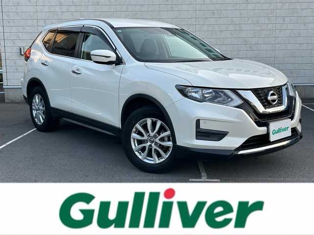 日産 エクストレイル 20S 福島県 2017(平29)年 4.5万km ブリリアントホワイトパール ワンオーナー /パートタイム４ＷＤ/社外ナビ/（AM/FM/CD/DVD/BT)/フルセグＴＶ/バックカメラ/ＥＴＣ/純正ドライブレコーダー/ダウンヒルアシストコントロール/純正１７インチアルミホイール/カプロンシート/スマートキー/プッシュスタート/盗難防止装置/横滑り防止装置/衝突被害軽減システム/ＬＥＤヘッドライト/純正フロアマット/保証書/取扱説明書