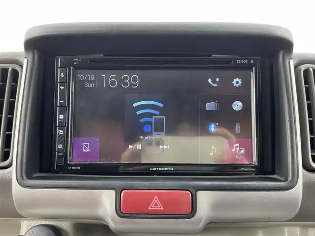 スズキ エブリィ ワゴン PZターボ スペシャル 大分県 2020(令2)年 6.5万km パールホワイト 衝突軽減ブレーキ/車線逸脱警報機能/誤発進抑制機能/社外ディスプレイオーディオ　/（CD/DVD/AM/FM/Bluetooth)/バックカメラ/両側パワースライドドア/オートステップ(左後席のみ)/オートライト/フォグランプ/ステアリングスイッチ/電動格納ミラー/ウィンカーミラー/スマートキー・プッシュスタート/茶革調シートカバー/純正AW/保証書/取扱説明書