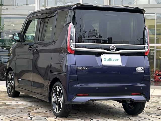 日産 ルークス HWS Gターボ プロパイロットED 静岡県 2023(令5)年 2.5万km アメジストパープル 純正ナビ/・アラウンドビューモニター/・HDMI/・Bluetooth/・SD/主要装備/・プッシュスタート/・ETC車載器/・ドライブレコーダー/・両側パワースライドドア/・純正ＡＷ/・衝突被害軽減システム/・レーンキープアシスト/・先行車発進お知らせ機能/・コーナーセンサー/・LEDヘッドライト/・オートライト/・アイドリングストップ/・スマートキー/・純正フロアマット/保証書/取扱説明書/ナビ取扱説明書