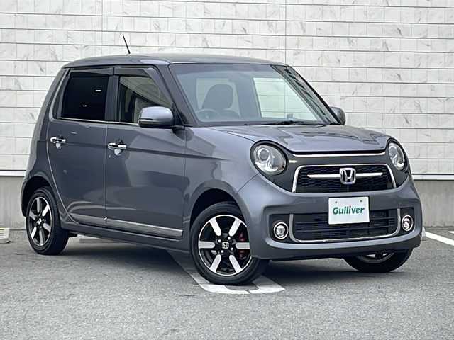 ホンダ Ｎ ＯＮＥ プレミアム 山形県 2018(平30)年 2.5万km シャイニンググレーM 純正メモリナビ【VXM-184VFi】/（フルセグ/Bluetooth/DVD/SD/USB）/バックカメラ/クルーズコントロール/ハーフレザーシート/前席シートヒーター/革巻きステアリング/ステアリングスイッチ/ウィンカーミラー/HIDヘッドライト/フォグランプ/ビルトインETC/フロアマット/ドアバイザー/スマートキー×2/プッシュスタート/社外スタッドレスAWセット積込