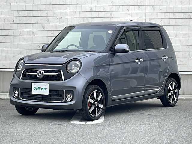 ホンダ Ｎ ＯＮＥ プレミアム 山形県 2018(平30)年 2.5万km シャイニンググレーM 純正メモリナビ【VXM-184VFi】/（フルセグ/Bluetooth/DVD/SD/USB）/バックカメラ/クルーズコントロール/ハーフレザーシート/前席シートヒーター/革巻きステアリング/ステアリングスイッチ/ウィンカーミラー/HIDヘッドライト/フォグランプ/ビルトインETC/フロアマット/ドアバイザー/スマートキー×2/プッシュスタート/社外スタッドレスAWセット積込