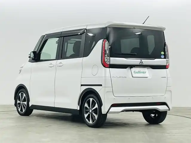 三菱 ｅＫクロススペース G プラスエディション 福島県 2021(令3)年 6.1万km シルキーホワイト e-Assist/・衝突被害軽減ブレーキシステム/・踏み間違い衝突防止アシスト/・車線逸脱警報システム/・オートマチックハイビーム/・先行車発進通知/・標識検知機能/・エマージェンシーストップ/・シグナルシステム/・オートライトコント/・ロールマルチアラウンドモニター/純正ナビゲーション/・型式：MM320D-LM/・Bluetooth/TV/CD/DVD/SD/USB/AUX/AM・FM/・バックカメラ/360°カメラ/・ETC/両側パワースライドドア/純正フロアマット/ドアバイザー/電動格納ウィンカーミラー/プッシュスタート/・スマートキー/革巻きステアリング/・ステアリングスイッチ