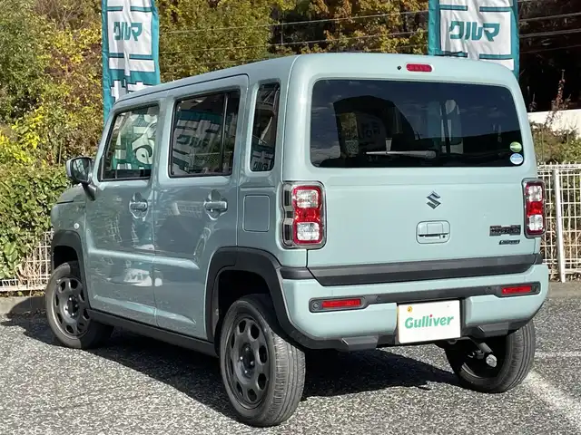 スズキ ハスラー HYBRID G 埼玉県 2020(令2)年 1.8万km オフブルーM メーカーＯＰ純正9型ナビＴＶ/全方位カメラ/前席シートヒーター/Ｆドラレコ/Ｒクリアランスソナー/プッシュスタート/スマートキー/衝突軽減ブレーキ/走行１７６５６キロ/保証書付整備手帳/取扱説明書