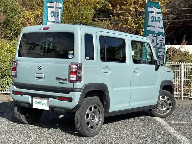 スズキ ハスラー HYBRID G 埼玉県 2020(令2)年 1.8万km オフブルーM メーカーＯＰ純正9型ナビＴＶ/全方位カメラ/前席シートヒーター/Ｆドラレコ/Ｒクリアランスソナー/プッシュスタート/スマートキー/衝突軽減ブレーキ/走行１７６５６キロ/保証書付整備手帳/取扱説明書