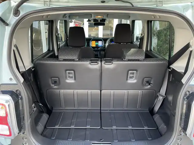 スズキ ハスラー HYBRID G 埼玉県 2020(令2)年 1.8万km オフブルーM メーカーＯＰ純正9型ナビＴＶ/全方位カメラ/前席シートヒーター/Ｆドラレコ/Ｒクリアランスソナー/プッシュスタート/スマートキー/衝突軽減ブレーキ/走行１７６５６キロ/保証書付整備手帳/取扱説明書