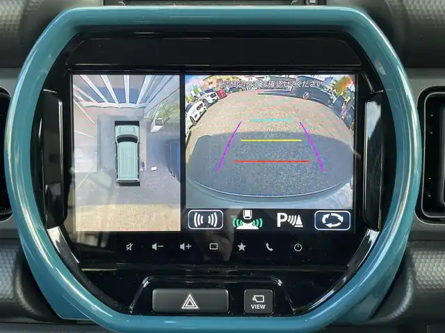 スズキ ハスラー HYBRID G 埼玉県 2020(令2)年 1.8万km オフブルーM メーカーＯＰ純正9型ナビＴＶ/全方位カメラ/前席シートヒーター/Ｆドラレコ/Ｒクリアランスソナー/プッシュスタート/スマートキー/衝突軽減ブレーキ/走行１７６５６キロ/保証書付整備手帳/取扱説明書