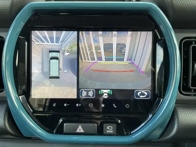 スズキ ハスラー HYBRID G 埼玉県 2020(令2)年 1.8万km オフブルーM メーカーＯＰ純正9型ナビＴＶ/全方位カメラ/前席シートヒーター/Ｆドラレコ/Ｒクリアランスソナー/プッシュスタート/スマートキー/衝突軽減ブレーキ/走行１７６５６キロ/保証書付整備手帳/取扱説明書