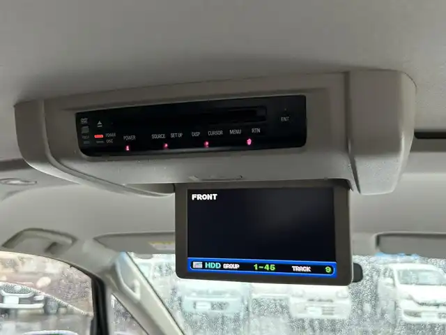 三菱 デリカＤ：５ シャモニー 道南・函館 2009(平21)年 13.4万km ディープブラックマイカ /純正ナビ//フルセグTV//CD・DVD・HDD//夏冬タイヤ//純正エンジンスターター//バックカメラ//サイドカメラ//純正フリップダウンモニター//両側パワースライドドア//前席シートヒーター//スマートキー