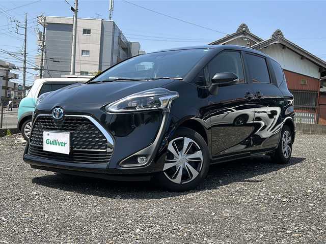 トヨタ シエンタ ハイブリッド ファンベースG クエロ 愛知県 2021(令3)年 3.3万km ブラックマイカ /禁煙車/ワンオーナー//社外９インチナビ・フルセグTV/　(AVIC-RQ911)//ビルトインETC2.0//バックカメラ//両側パワースライドドア//トヨタセーフティセンス//PCS/LDA/AHB//クリアランスソナー//ドライブレコーダー//LEDオートライト//ステアスイッチ//電動格納ミラー//純正フロアマット//新車保証書/取扱説明書//スペアキー