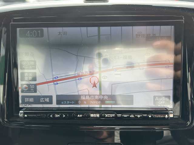 スズキ スペーシア カスタム GS 福島県 2014(平26)年 7.3万km パールホワイト ４ＷＤ/社外ＨＤＤナビ＆フルセグＴＶ/（ＤＶＤ＆ＢＴ＆ＣＤ＆ＳＤ）/バックカメラ/衝突軽減ブレーキ/純正１４inアルミホイール/オートライト/ＬＥＤライト/フォグランプ/ウィンカーミラー/電動格納ミラー/スマートキー/プッシュスタート/Ｗエアバッグ/横滑り防止装置/ＡＢＳ/ドアバイザー/フロアマット