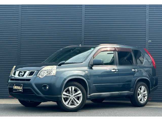 日産 エクストレイル 20X 茨城県 2011(平23)年 13.7万km スチールブルー ワンオーナー/純正HDDナビ/Bカメラ/CD DVD/BT SD USB/シートヒーター/ETC/HID/オートライト/サマータイヤ×4/保証書/取説