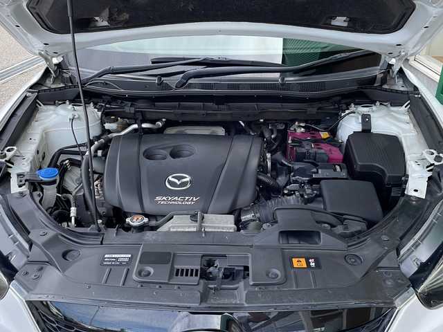 マツダ ＣＸ－５ 20S 岐阜県 2014(平26)年 7.7万km クリスタルホワイトパールマイカ 禁煙車/純正SDナビ/AM/FM/CD/DVD/BT/AUX/フルセグTV/バックカメラ/クルーズコントロール/衝突軽減ブレーキ/トラクションコントロールシステム/istop/ヘッドライトレベライザー/オートライト/ステアリングスイッチ/AC/トノカバー/スタッドレスAWセット積込