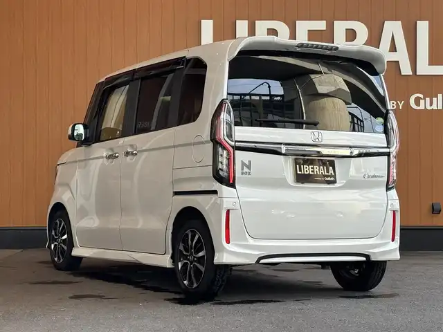 ホンダ Ｎ ＢＯＸ カスタム G L ホンダセンシング 沖縄県 2019(令1)年 6.5万km パール ホンダセンシング/Gathersナビ/バックカメラ/バックセンサー/両側パワースライドドア/スマートキー/LEDヘッドライト/オートライト/ETC車載器/純正14インチAW/保証書・取説書・スペアキー