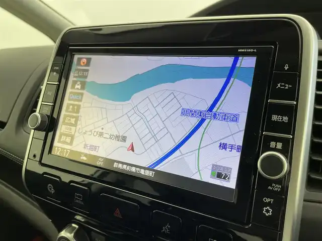 日産 セレナ e－パワー ハイウェイスター V 群馬県 2019(平31)年 3.3万km ブリリアントシルバー 禁煙車　純正９インチナビ　フリップダウンモニター　全方位カメラ　追従クルーズコントロール　プロパイロット　フリップダウンモニター　デジタルインナーミラー　両側パワースライドドア　ビルトインETC　ドライブレコーダー　衝突軽減システム　プッシュスタート　スマートキー　横滑り防止装置　オートエアコン