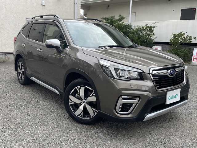 スバル フォレスター ハイブリッド アドバンス 兵庫県 2018(平30)年 5.5万km セピアブロンズM ワンオーナー/４WD/純正SDナビ/　Bluetooth/CD/DVD/USB/AM/FM/iPod/フルセグテレビ（走行中視聴可能）/車外カメラ（バック・サイド）/純正ビルトインETC/ドライブレコーダー（前方のみ）/ステアリングヒーター/パワーステアリング/パドルシフト/MTモード付AT/ブラインドスポットモニター/パワーウインドウ/パーキングアシスト/アイドリングストップ/電動リアゲート/サンルーフ/パワーシート（D+N席）/ルーフレール/コーナーセンサー（後方）/LEDヘッドライト/アンチロック・ブレーキ・システム/レーンキープアシスト/横滑り防止装置/レーンキープアシスト/盗難防止装置/i-ACTIVSENSE（衝突被害軽減システム）/スペアキー（1本）/保証書/取扱説明書/記録簿