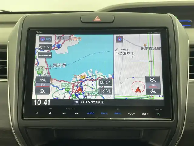 ホンダ フリード＋ ハイブリット EX 大分県 2017(平29)年 7.8万km ホワイトオーキッドパール 純正ナビ/ （CD/DVD/フルセグ/SD/USB）/バックカメラ/両側パワースライドドア/HONDA SENSING/・アダプティブクルーズコントロール/・衝突軽減ブレーキ/・車線維持支援システム/・誤発進抑制機能/・先行車発進お知らせ機能/・オートハイビーム/・標識認識機能/LEDオートヘッドライト/ビルトインETC/ステアリングスイッチ/横滑り防止装置/プッシュスタート