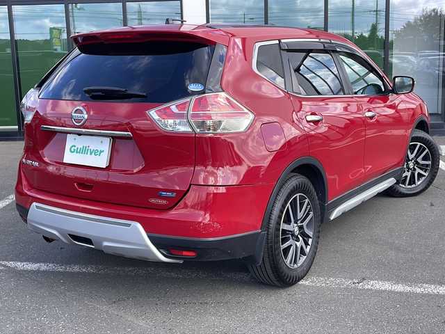 日産 エクストレイル 20X エクストリーマーX 道東・釧路十勝 2014(平26)年 13.4万km バーニングレッド ・4WD/・純正SDナビ/(フルセグ.CD/DVD.BT.FM/AM)/・バックカメラ/・ETC/・電動リアゲート/・横滑り防止/・アイドリングストップ/・革巻きステアリング/・シートヒーター/・ダウンヒルアシスト/・社外AW付冬タイヤ　積込/・LEDヘッドライト/・フォグライト/・オートライト/・純正エンジンスターター/・スマートキー