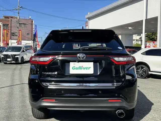 トヨタ ハリアー プレミアム 熊本県 2019(平31)年 12.4万km ブラック ワンオーナー/パノラマムーンルーフ/純正9インチナビ（NSZT-Y68T）/【フルセグTV/Bluetooth/CD/DVD】/バックカメラ/レーダークルーズコントロール/プリクラッシュセーフティー/レーンディパーチャーアラート/クリアランスソナー/オートLEDライト/オートハイビーム/ウィンカーミラー/ブレーキホールド/パワーバックドア/ハーフレザーシート/D席パワーシート/純正18インチAW/革巻きステアリング/ステアリングスイッチ/ドライブレコーダー前後/ETC/プッシュスタート/スマートキー/純正フロアマット/横滑り防止装置/アイドリングストップ/ABS/保証書/スペアキー