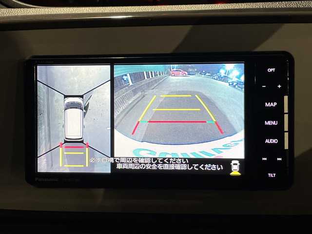 ダイハツ ムーヴ キャンバス G メイクアップ VS SAⅢ 茨城県 2022(令4)年 1.2万km パールホワイトⅢ/スムースグレーマイカメタリック 2トーン ストラーダナビ/Bluetooth/フルセグTV/両側パワースライドドア/シートヒーター/ドライブレコーダー/ビルトインETC/パノラマモニター/アイドリングストップ/横滑り防止装置/衝突軽減システム/オートライト/オートマチックハイビーム/LEDヘッドライト/コーナーセンサー/純正フロアマット/スマートキー