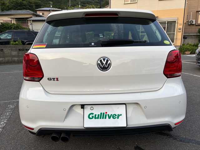 フォルクスワーゲン ポロ GTI 福岡県 2013(平25)年 6.2万km キャンディホワイト 純正ナビ/（CD/DVD/SD/USB/AUX/Bluetooth/ワンセグTV）/横滑り防止/パドルシフト/ETC/電格ミラー/スペアキー×１/保証書/取扱説明書